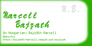 marcell bajzath business card